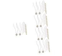 ibasenice 75pezzi Dischi Piezoelettrici Per Pickup Musicali Sensore Mic Per Chitarra e Strumenti Acustici Facile Da Installare e Resistente Cavo Patch
