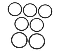 ibasenice 7pezzi Anelli in Gomma Per Ciotola Sonora Tibetana e Buddista Con Grandi Piccoli Accessori Resistenti e Antiscivolo Per Meditazione e Pratiche Buddhiste