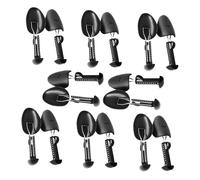 ibasenice 8 Paia Sagomatori per Calzature Regolabili in Plastica Allarga Scarpe e Stivaletti per Donna e Uomo Supporto Antideformazione Compatto per Viaggi e Conservazione