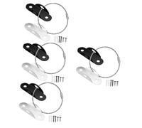 ibasenice 8 Pz Dispositivo anticaduta per la sicurezza dei bambini ancora a prova di bambino mancia prove mobili fissati muro cinghie antiribaltamento per mobili acciaio laminato a freddo