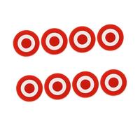 ibasenice 8 Tennis Racquet Vibration Dampeners Rosso Silicone Antiscuotimento per Protezione e Gomito Assorbitori Urti Resistenti per Allenamenti e Partite Outdoor