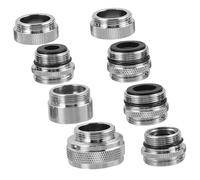 ibasenice 8pezzi Adattatore per Rubinetto e Kit Conversione Attacco Aeratore Rubinetto Connettore Filtro Pulita