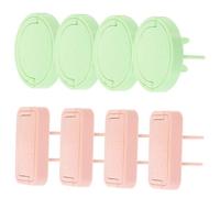 ibasenice 8pezzi Coperture Protettive per Prese di Domestiche in Abs per Ragazzo Ragazza Ragazza Sicure e Resistenti Anti-perdite D'aria e Anti-incendio per Impedire ai Colore Casuale