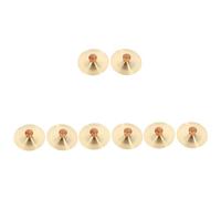 ibasenice 8pezzi Finger Cymbals Small Percussion Instruments for Kids for Belly Dancing and Musical Education Cymbals Creative Play