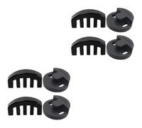 ibasenice 8pezzi Sordina Per Violino Gomma Da Mute Denti e Rotonde Per Pratica Strumentale Accessori Per Strumenti Musicali Riduzione Del Volume e Leggera