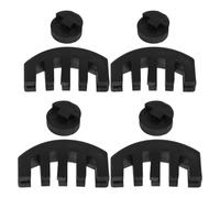 ibasenice 8pezzi Sordina Per Violino in Gomma Rotonda Di Artiglio Per Esercitarsi in Silenzio Accessorio Per Strumenti Musicali Per Pratiche Domestiche e Protezione Del Violino