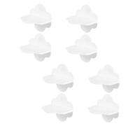 ibasenice 8pezzi Tasselli Adesivi per Mobili da Parete Kit Trapano Staffe Antiribaltamento per Scaffali e Librerie Facile Installazione e Robusto Design