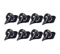 ibasenice 8sets Clip c per Cavi Cambio Bici con Supporto Adesivo Cavi in Lega Leggera Resistenti per Telaio Accessori Bici Corsa Uomo Fissaggio Tubo e