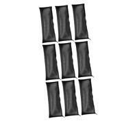 ibasenice 9pezzi Microfono Zip Custodia Per Microfono Portatile Per e Organizzazione Accessori Compatibile Microfoni Fili e Karaoke