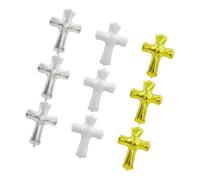 ibasenice 9pezzi Palloncini Forma Per Shower Decorazioni Per e Cresima Palloncini Foil Jumbo Per Religiose Completo Colori