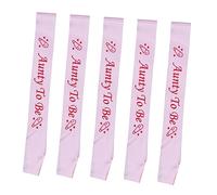 ibasenice Accessori Per Baby Shower Bambina Tracolla Cerimoniale 5 Fasce Per Compleanno Cintura Per Galateo Baby Shower in Tessuto