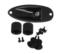 ibasenice Accessori per Chitarra Elettrica Kit Completo con Pulsanti Regolatori per Cinghia Tappi per Corde e Ritenzione per Stabilità e Durabilità