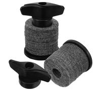 ibasenice Accessori per Percussioni Resistenti Set 2 Manicotti Kit Ricambio Compatibile Vari Modelli per Piatti Batteria Supporto Flangiato per Concerti e Prove