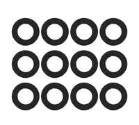 ibasenice Accessori per Tromba in Feltro Nero 20 Pezzi Gommini Cuscinetto Facili da Sostituire per Strumenti Musicali come Trombone e Tromba