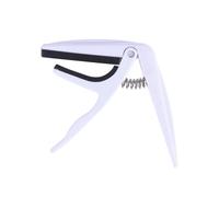 ibasenice Accordatore per chitarra Capotasto per chitarra Acustica Capotasto Accordatore Capotasto per Chitarra Classica Capo Chitarra Clip Capo per Basso Acustico Ukulele Ukulele Tuner Pick Bianco