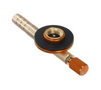 ibasenice Adattatore Gas per Connettore Bombola di Valvola Bruciatore Ricarica Fornello da Esterno Adattatore Propano Butano Leggero Portatile