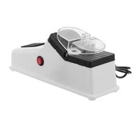 ibasenice Affilatore e Copertura Protettiva per Coltelli e Forbici con Tecnologia di Affilatura Rapida, Corpo in Plastica Resistente per Cucina e All'aperto