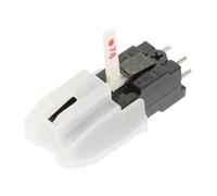 ibasenice Aghi Giradischi Doppia Puntina Per Giradischi Vinile Accessori Precisi e Resistenti Ricambio Gramofono Con Traccia Migliorata Compatibile Con Dischi Stereo