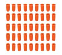 ibasenice Ago per Colla Ciglia in Plastica Arancia, 100 Pezzi, Sostituzione per Bocca Flacone, Previene Ostruzioni, per Salone di Bellezza e Uso Familiare