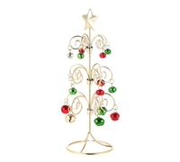 ibasenice Albero di Natale Decorazione Elegante da Tavolo in Ferro, Mini | Reception e Hotel, Stabile su Bancone o Tavolino, Riutilizzabile Ogni Anno, Atmosfera Festiva
