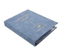ibasenice Album di Raccolta in PVC Design Versatile e Copertina in Materiale Elegante per Progetti di Scrapbooking e Viaggi