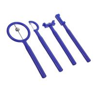 ibasenice Allenatore per Punta della Lingua 4 Pezzi per Logopedia Design Ergonomico e Materiali Pp+acciaio Inox per Migliorare la Flessibilità e L'allenamento Muscolare Orale in Bambini