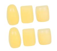 ibasenice Alzatasti in Silicone Giallo Cuscinetti Rialzi Sostituibili per Sassofono 6 Pezzi Accessori Funzionali per Tasti Laterali del Sax per Strumenti a Fiato