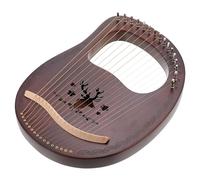 ibasenice Arpa Lira in Legno Toni Strumento Corda Portatile per Amici e Parenti come Regalo di Natale Suono Stabile e Corde Bordi Lisci per Presa Sicura