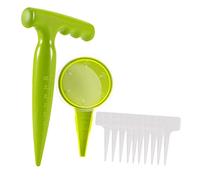 ibasenice Attrezzi da Ergonomici per Semina con Dispenser e Etichette Strumenti Portatili Plastica per Orticoltura e Coltivazione Serra