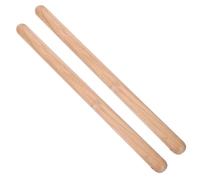ibasenice Bacchette per Strumento Musicale in Legno Khaki, Accessori Ritmici per Batteria Funzione Veloce Jazz e Sviluppo del Senso del Ritmo
