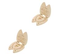 ibasenice Bambine Thun 2 Pezzi Scatola Scatola Di Immagazzinaggio Denti Da Latte Libri Per Bambini Regali Per Bambini Libri Per Neonati Per Organizzatore Per Denti Da Latte Porta