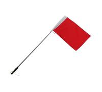 ibasenice Bandiera Da Guida Turistica Regolabile Con Asta Telescopica Piccola Bandierina Portatile Per Ragazzo Ragazza Per Escursioni Scolastiche e Attività All Aperto Colori Vivi e Material