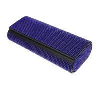 ibasenice Bling Portaocchiali da Sole Auto con Strass Supporto Visiera Parasole Elegante per Donna Custodia Porta Occhiali e Porta Tessere per Auto Regalo Funzionale Moda