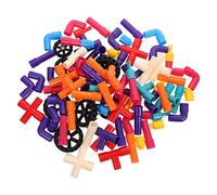 ibasenice Blocchi Da Costruzione Educativi a Incastri Per Ragazzo Ragazza Ragazza Giocattoli Blocchi Da Costruzione Divertenti Per Sviluppo Fisico e Intellettuale Ragazzo e Bambine