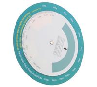 ibasenice Bmi Body Weight Index Wall Chart Quick Reference Male Female Obesity Index Health Turntable Easy-to-install Height Weight Measurement Display