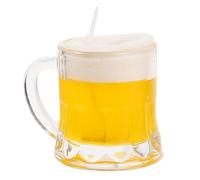 ibasenice Boccale di birra, mini candela, per matrimonio, mini bicchieri da degustazione, per uomini, mini brocche di birra, per feste, idea regalo, piccolo bicchiere da birra