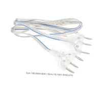 ibasenice Body Wire Trasparente per Scherma Foil e Cavo Conduttivo Resistente per e Allenamento Collegamento Competitivo per Schermidori
