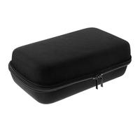 ibasenice Borsa Porta Attrezzi Organizer Elettronico Protettivo Nera Portatile in Eva per Caricabatterie Auto e Cavi, per Viaggio e Uso Domestico