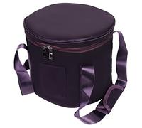 ibasenice Borsa Porta-Ciotola Canto Portatile con Rivestimento Spesso in Poliestere e Cotone, Custodia Piccola con Cerniera Liscia per Protezione e Trasporto di Singing Bowl