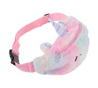 ibasenice Borsa Tracolla in Pelliccia Sintetica Colorata per Ragazze Portafoglio e Versatile Porta Cellulare e Cosmetici Stile Casual Abbinabile con Design Carino e Resistente