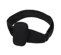 ibasenice Borsello da Cintura per Microfono Wireless in Neoprene Nero Apertura Superiore e Design Verticale per Trasmettitori Microfono e Auricolari