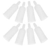 ibasenice Bottiglie Contagocce 10ml 50 in Plastica con Tappo a Imbuto Bianco con Tappo Erogatore a Tenuta per Oli Essenziali e Prodotti Chimici da