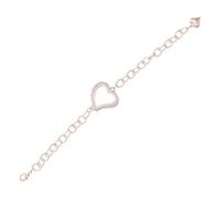 ibasenice Bracciale Charm con Cornice Foto Cuore Regolabile Bracciale Portafoto Memorial con Zirconi Accessorio Personalizzato per Mamma Moglie o Persona Cara Elegante per Anniversari e