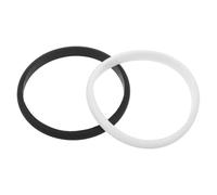 ibasenice Braccialetti per Uomo 2 Pezzi Design Minimalista e Uomo per Silicone Sportivi Nero e Bianco, Elastici e Traspiranti per Corsa e Uso Quotidiano Corsa Uso Quotidiano