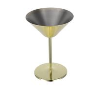 ibasenice Calice da Vino in Metallo Semplice Bicchiere da Cocktail in Acciaio Inox per Eventi e Occasioni Speciali Bicchiere da Shot da Bar Resistente