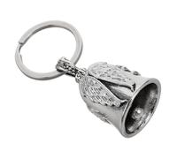 ibasenice Campanella Vintage in Metallo per Portachiavi Ciondolo Jingle Bell Piccolo e Robusto Decorazione Retrò per Garage Auto e Accessori Motociclistici Aggiunta DIY Facile e Pratica