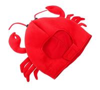 ibasenice Cappello in Peluche e Cotone Pp a Forma di Aragosta Realistico Leggero e Facile da Mantenere, per Feste e Sessioni Fotografiche Social Media