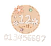 ibasenice Cartelli Ragazzo in per Tappe Mensili Set di 7 Dischi Annuncio Nascita Accessori Fotografici per Ragazzo Decorazioni Regalo per Genitori e Shower