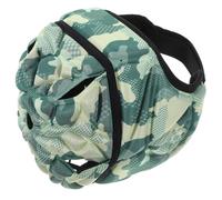 ibasenice Casco Protettivo per Ragazzi e Ragazze in Eva Sponge e Poliestere Design 3d Fori di Ventilazione ed Elastico Regolabile, Casco da Rugby e Calcio e Adolescenti