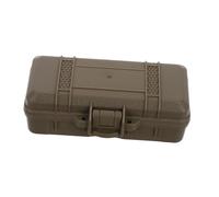 ibasenice Cassetta Degli Attrezzi in Plastica Scatola Stoccaggio Portatile Per Attrezzi Campeggio Contenitore Stoccaggio Antiurto Per Sopravvivenza All